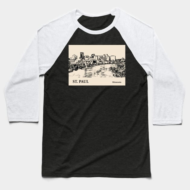 St. Paul - Minnesota Baseball T-Shirt by Lakeric